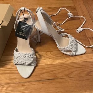 Zara lace up heels